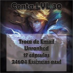 Conta Smurf LVL 30 - League of Legends LOL