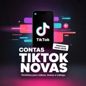 Conta TikTok Novas p/ Projetos constante - Social Media