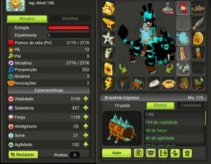 Set Str Com Exo Pa Lvl 190 Dofus Touch Server Brutas