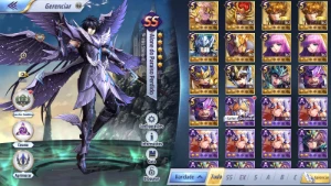 (A149) Serafina / Tanatos / kanon de gêmeos/ saga de sapuris - Saint Seiya Awakening SSA