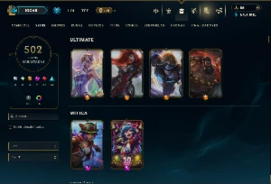 Unranked com TODOS os Champs e 502 Skins + Skins no Valorant - League of Legends LOL