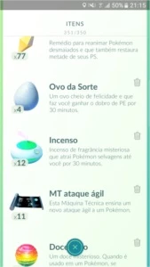 Conta de Pokémon GO