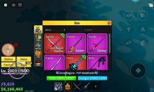 Conta Blox Fruits - Roblox