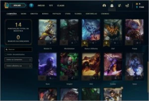 Conta diamante 4 29 campeões 3 skins - League of Legends LOL
