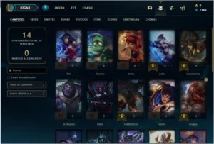Conta diamante 4 29 campeões 3 skins - League of Legends LOL
