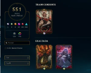 [Conta Br] Viego Espectral+2 Exaltadas+ Ahri Lenda Imortal - League of Legends LOL
