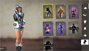Conta Free fire super gemada!