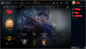 CONTA NV 84 COM 19 SKINS 46 CAMPEÕES - League of Legends LOL