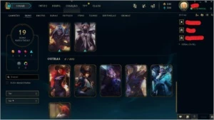 CONTA NV 84 COM 19 SKINS 46 CAMPEÕES - League of Legends LOL
