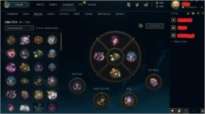 CONTA NV 84 COM 19 SKINS 46 CAMPEÕES - League of Legends LOL