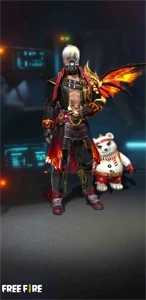 Conta antiga com itens raros no Free Fire