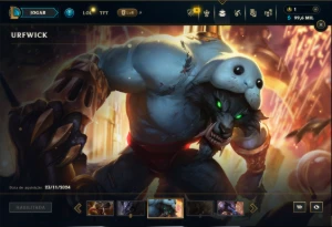 Bronze 2 com TODOS os Champs e 304 Skins +6 Prestigios - League of Legends LOL