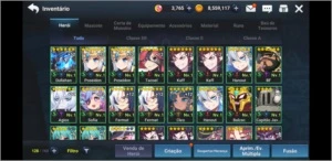 Selling Western Server Grand Chase Account (1,355m BP)