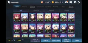 Selling Western Server Grand Chase Account (1,355m BP)
