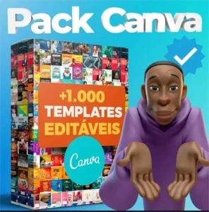 Canva Pack 1000 Templates Profissionais - Serviços Digitais