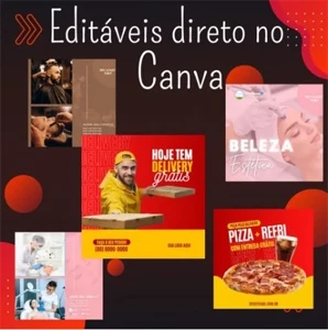 Canva Pack 1000 Templates Profissionais - Serviços Digitais