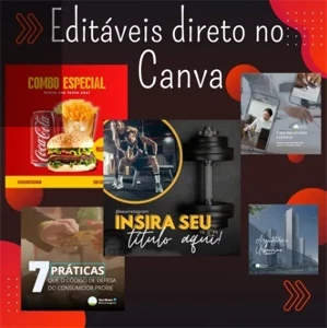 Canva Pack 1000 Templates Profissionais - Serviços Digitais
