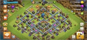 CONTA CLASH OF CLANS CV12 MUITO BEM UPADA