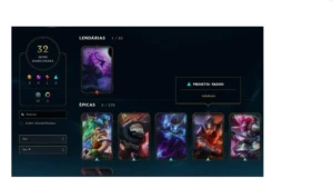 CONTA DE LOL - PLATINA IV - 32 SKINS - MMR ALTO - League of Legends