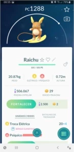 Raichu Forma de Alola - Pokemon Go - Pokémon