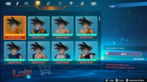 Dragon Ball: Sparking! Zero (PS5) - Habilidade, zeni, trajes - Outros