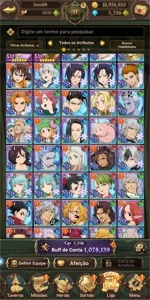 CONTA NANATSU NO TAIZAI GRAND CROSS 3700 gemas - Outros