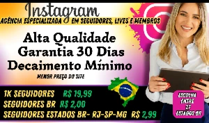 Instagram: Seguidores, Membros de Canal e Lives, Elite. - Redes Sociais