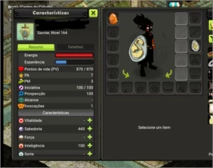Conta Dofus touch servidor brutas LV 165