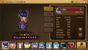 Reroll Summoners War lvl10 com Fei + Tiana + Kaki