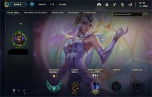 CONTA LOL 268 SKINS PLATINA MMR ALTO E BARATA! - League of Legends
