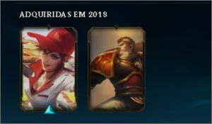 Conta gold com muitas skins e espolios mais de 200 reais gas - League of Legends LOL