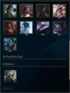 Conta gold com muitas skins e espolios mais de 200 reais gas - League of Legends LOL