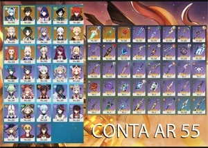 Conta Genshin Impact - AR 55 - (usuario não disponivel)