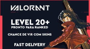 Conta VALORANT ✅ pronta para Ranked LVL 20 ✅