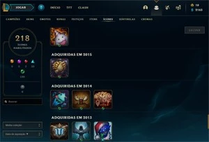 VENDO CONTA MAIN DESDE 2013 COM 9 SKINS LENDÁRIAS E MAIS! - League of Legends LOL