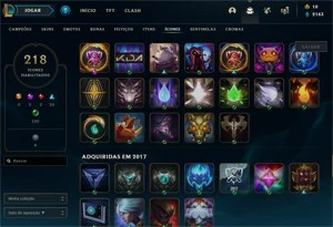 VENDO CONTA MAIN DESDE 2013 COM 9 SKINS LENDÁRIAS E MAIS! - League of Legends LOL