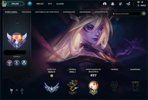 VENDO CONTA MAIN DESDE 2013 COM 9 SKINS LENDÁRIAS E MAIS! - League of Legends LOL