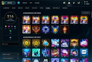VENDO CONTA MAIN DESDE 2013 COM 9 SKINS LENDÁRIAS E MAIS! - League of Legends LOL