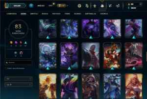 Prata 3 com 105 Champs e 83 Skins ( TOP / JG ) - League of Legends LOL