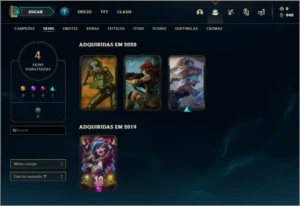 Conta Ouro 4 Baratinha - League of Legends LOL