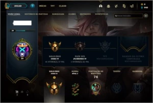 Conta Ouro 4 Baratinha - League of Legends LOL