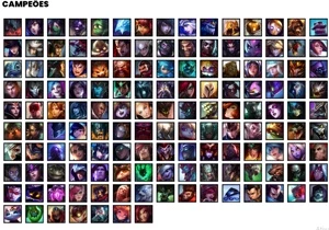 Conta prata 4 com 142 Champs e 122 Skins + 4 Vitoriosas - League of Legends LOL