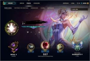 Conta League of Legends 364 skins LOL