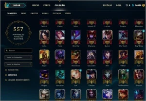 Conta League of Legends 364 skins LOL