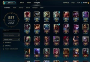 Conta League of Legends 364 skins LOL