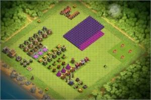 Clash of clans cv8 quase 9