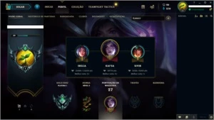 CONTA LOL PLATINA 1 - League of Legends