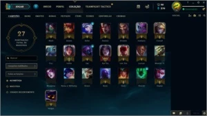 CONTA LOL PLATINA 1 - League of Legends