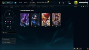 CONTA LOL PLATINA 1 - League of Legends