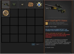 Steam - CS:GO com R$200,00 em skins
